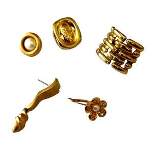 Lot of 6 New Vintage Givenchy Single Earrings